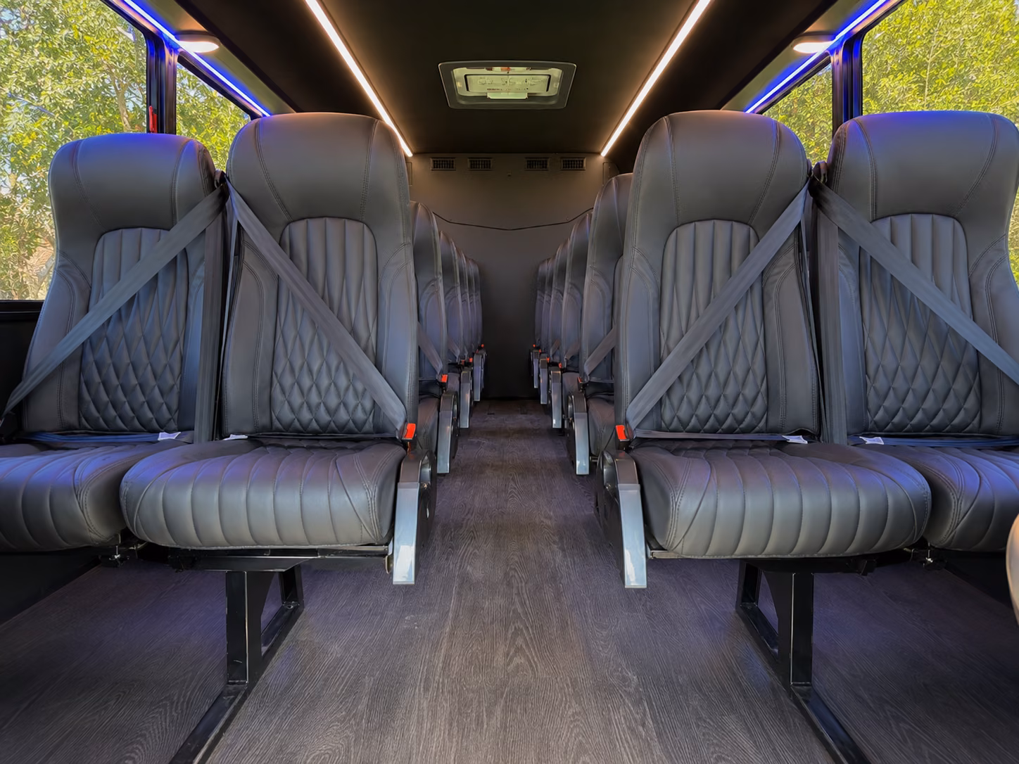 compare minibuses and charter buses for chico and oroville field trips