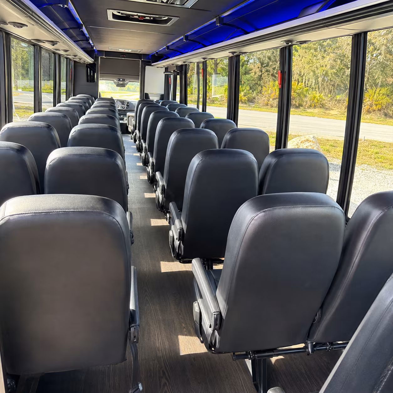 yuba city private event transportation onboard seating