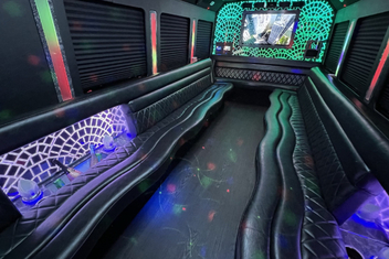 Yuba City Limo Bus Interior